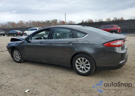 2016 Ford Fusion S из США, поврежденный, VIN 3FA6P0G78GR318747